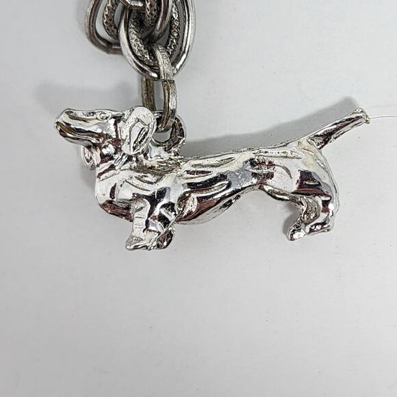 Sterling Silver Antique Vintage Bracelet Charm - Picture 1 of 2